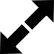 Expand Arrows Two icon