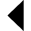 Triangle Left Arrow icon