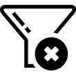 Remove Filter icon