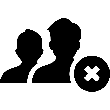 Remove Group Member icon