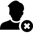 Delete User icon