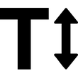 Font Height icon