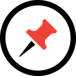 Pinned icon