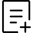 Text Document Add icon