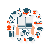 Educational Reading E-Learning Education Technology Icon icon