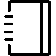 Notebook Line icon