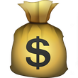 Money Bag Emoji Icon Download Free icon