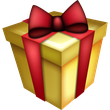 Gift Present Emoji Icon Free Photo icon