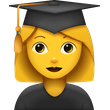 Graduated Woman Emoji Icon Download Free