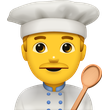 Cooking Man Emoji Icon Download Free