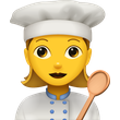 Cooking Woman Emoji Icon Free Photo