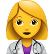 Doctor Emoji Woman Free Icon