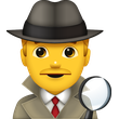 Detective Emoji Man Icon Download Free