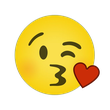 Emoticon Smiley Kiss Emoji Free Frame