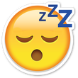 Emoticon Sticker Smiley Sleep Kaomoji Emoji
