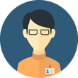 Flat Icons Face Computer Design Avatar Icon