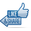 Share Button Facebook Like Icon PNG Image High Quality