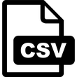 Csv File icon