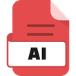 File Ai Color Red icon