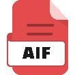 File Aif Color Red icon