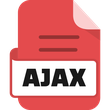 File Ajax Color Red icon