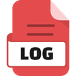 File Log Color Red icon
