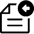 Move Left Note icon