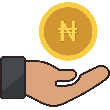 Money Receiving Nigeria Naira Color icon