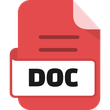 File Doc Color Red