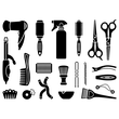 Icon Hairdresser Tool Design Comb Hairdressing