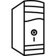 Computer Cpu Outline icon