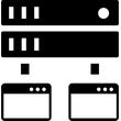 Shared Hosting Server icon