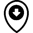 Map Pin Direction Bottom