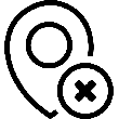 Remove Map Location icon
