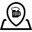 Beer Bar Location icon