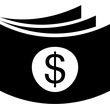 Silhouette Banknote Icons Money Computer Logo