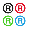 Registered Material Trademark Logo Symbol Icon