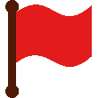 Flag Red icon