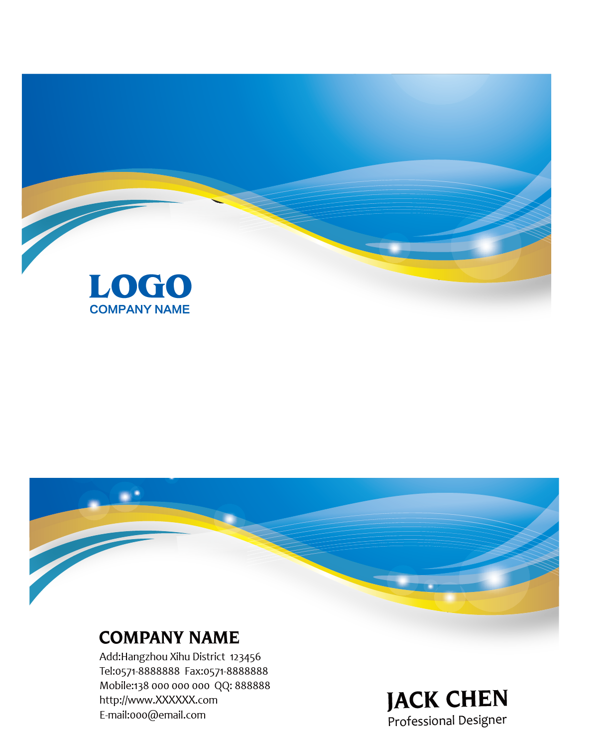 Blue Business Euclidean Vector Card Icon