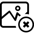Remove Image Photo icon