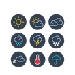 Web Illustration Vector Design Weather Responsive Icon