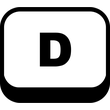 D Button icon