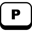 P Button icon