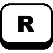 R Button icon