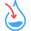 Dehydration Sign icon