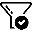 Checkmark Filter icon
