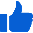 Blue Like Button icon