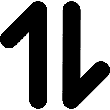 Mobile Data Arrows icon