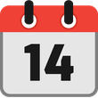 Calendar Date 14 icon