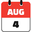 August 4 icon